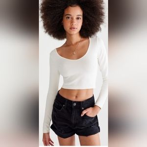 NWOT Aeropostle Black JEAN SHORTS